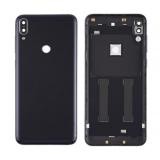 BACK HOUSING DOOR COVER WITH CAMERA GLASS LENS CASE FOR ASUS ZENFONE MAX PRO (M1) ZB601KL DEEPSEA BLACK