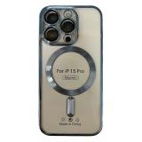 PHONE CASE ELECTROPLASTY + LENS PROTECTION + MAGNETIC FOR APPLE IPHONE 15 PRO BLUE