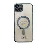 PHONE CASE ELECTROPLASTY + LENS PROTECTION + MAGNETIC FOR APPLE IPHONE 14 PLUS BLUE