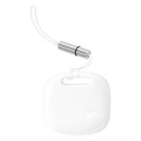 BASEUS T2 PRO INTELLIGENT ANTI-LOST DEVICE LANYARD STYLE ONE-CLICK SEARCH FOR ACCURATE POSITIONING FOR APPLE / ANDROID WHITE
