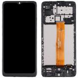 TOUCH DIGITIZER + DISPLAY LCD COMPLETE + FRAME FOR SAMSUNG GALAXY M12 M127F BLACK ORIGINAL (SERVICE PACK) EU