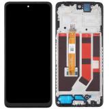 TOUCH DIGITIZER + DISPLAY LCD COMPLETE + FRAME FOR OPPO A79 5G (CPH2553) BLACK ORIGINAL