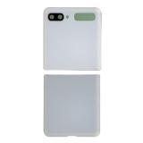 SET OF 2 PCS BACK HOUSING FOR SAMSUNG GALAXY Z FLIP 5G F707B MYSTIC WHITE