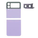 SET OF 2 PCS BACK HOUSING FOR SAMSUNG GALAXY Z FLIP4 5G F721B BORA PURPLE