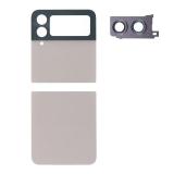 SET OF 2 PCS BACK HOUSING FOR SAMSUNG GALAXY Z FLIP4 5G F721B PINK GOLD