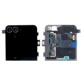 OUTER DISPLAY OLED + TOUCH DIGITIZER FOR SAMSUNG GALAXY Z FLIP 7 FE F761B BLACK ORIGINALE (SERVICE PACK)