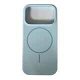 PHONE CASE LIQUID SILICONE + MAGNETIC FOR APPLE IPHONE 17 PRO MAX BLUE