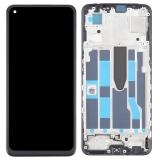 TOUCH DIGITIZER + DISPLAY OLED COMPLETE + FRAME FOR OPPO FIND X5 LITE (CPH2371) BLACK ORIGINAL
