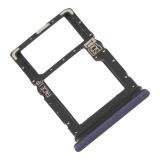 DUAL SIM CARD TRAY FOR MOTOROLA MOTO G35 5G (XT2433) MIDNIGHT BLACK