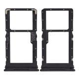 DUAL SIM CARD TRAY FOR MOTOROLA MOTO G84 5G (XT2347) MIDNIGHT BLUE / BLACK