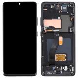 DISPLAY LCD + TOUCH DIGITIZER DISPLAY COMPLETE + FRAME FOR SAMSUNG GALAXY S21 ULTRA 5G G998B PHANTOM BLACK OEM OLED