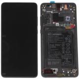DISPLAY LCD + TOUCH DIGITIZER DISPLAY COMPLETE + FRAME FOR HUAWEI MATE 20 HMA-L09 HMA-L29 BLACK ORIGINAL