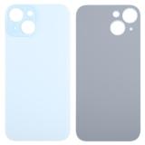 BACK HOUSING OF GLASS (BIG HOLE) FOR APPLE IPHONE 15 PLUS 6.7 BLUE