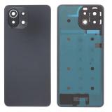 BACK HOUSING FOR XIAOMI MI 11 LITE 5G (M2101K9G) / MI 11 LITE 5G NE TRUFFLE BLACK