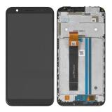 DISPLAY LCD+TOUCH DIGITIZER DISPLAY COMPLETE + FRAME FOR ASUS ZENFONE MAX (M1) ZB555KL X00PD BLACK ORIGINAL