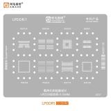 AMAOE LPDDR:1 METAL TEMPLATE OF IC CHIP FOR BGA134 / BGA200 / BGA253 / BGA60 / BGA168 / BGA252 / BGA178 / BGA136 0.15MM