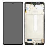 DISPLAY LCD + TOUCH DIGITIZER DISPLAY COMPLETE + FRAME FOR SAMSUNG GALAXY M52 5G M526B BLACK ORIGINAL (SERVICE PACK) (ASSEMBLED)