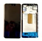 TOUCH DIGITIZER + DISPLAY LCD COMPLETE + FRAME FOR SAMSUNG GALAXY M54 M546B BLACK ORIGINAL (SERVICE PACK) (ASSEMBLED)