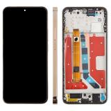 TOUCH DIGITIZER + DISPLAY OLED COMPLETE + FRAME FOR HONOR MAGIC8 LITE 5G (MTN-NX1M) REDDISH BROWN / GOLD ORIGINAL