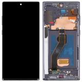 TOUCH DIGITIZER + DISPLAY AMOLED COMPLETE + FRAME FOR SAMSUNG GALAXY NOTE 10 PLUS N975F AURA BLACK ORIGINAL (SERVICE PACK) (ASSEMBLED)