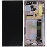 TOUCH DIGITIZER + DISPLAY AMOLED REFURBISHED + FRAME FOR SAMSUNG GALAXY NOTE 20 ULTRA 5G N985F N986F N986B MYSTIC BRONZE (Display Refurbished Non-Original Frame)