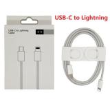 PD20W USB-C / TYPE-C TO LIGHTNING FAST CHARGING DATA CABLE LENGTH 1M (WHITE)