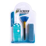 QH-010 SET OF 3 PCS LCD SCREEN CLEANING KIT 100ML ANTI-STATIC ELECTRICITY PRODUCT POWERFUL DIRT REMOVER FOR MOBILE PHONES / TV / KEYBOARD / LAPTOP CLEANING