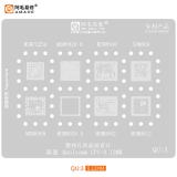 AMAOE METAL TEMPLATE OF IC CHIP FOR QU-3 QUALCOMM MSM7225A / MSM8928 B / MSM8940 / SDM660 / MSM8909 / MSM8928 A / MSM8952 / MSM8612