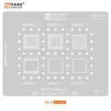 AMAOE METAL TEMPLATE OF IC CHIP FOR QU-4 QUALCOMM MSM8994 B / MSM8974 B / MSM8960 B / MSM8994 A / MSM8974 A / MSM8960 A