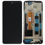 TOUCH DIGITIZER + DISPLAY LCD COMPLETE WITH FRAME FOR REALME 12 5G (RMX3999) BLACK ORIGINAL