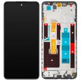 DISPLAY LCD + TOUCH DIGITIZER DISPLAY COMPLETE + FRAME FOR REALME 14X (RMX5020) CARBON BLACK ORIGINAL (SERVICE PACK)