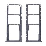 DUAL SIM CARD TRAY FOR REALME NOTE 50 (RMX3834) MIDNIGHT BLACK