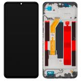 TOUCH DIGITIZER + DISPLAY LCD COMPLETE WITH FRAME FOR REALME NOTE 70T (RMX5313) BLACK ORIGINAL