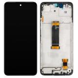 TOUCH DIGITIZER + DISPLAY LCD COMPLETE WITH FRAME FOR XIAOMI REDMI 13 4G (2404ARN45A 24040RN64Y) / REDMI 13 5G / POCO M6 4G (2404APC5FG) BLACK ORIGINAL