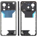 CENTRAL HOUSING B FOR XIAOMI REDMI NOTE 14 4G (24117RN76E) (EUROPE VERSION) MIDNIGHT BLACK ORIGINAL