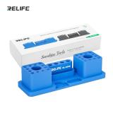 RELIFE RL-001K SILICONE MULTIFUNCTIONAL COMBINATION STORAGE BOX DETACHABLE COMBINATION STRONG MAGNETIC ADSORPTION HIGH TEMPERATURE RESISTANCEHIGH TEMPERATURE RESISTANCE 500℃ BLUE