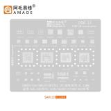AMAOE METAL TEMPLATE OF IC CHIP FOR SAM-13 SAMSUNG GALAXY A10S A107F / A6 PLUS A6+ 2018 A605F / A70 A705F / A9 (2018) / A9 STAR PRO A920F