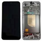 TOUCH DIGITIZER + DISPLAY AMOLED COMPLETE + FRAME FOR SAMSUNG GALAXY S23 FE 5G S711B BLACK ORIGINAL (SERVICE PACK)