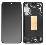 TOUCH DIGITIZER + DISPLAY AMOLED COMPLETE + FRAME FOR SAMSUNG GALAXY S23 PLUS 5G / S23+ 5G S916B PHANTOM BLACK ORIGINAL (SERVICE PACK)