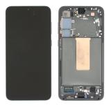 TOUCH DIGITIZER + DISPLAY AMOLED COMPLETE + FRAME FOR SAMSUNG GALAXY S23 PLUS 5G S916B GRAPHITE GRAY ORIGINAL (SERVICE PACK)