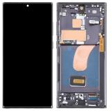 TOUCH DIGITIZER + DISPLAY AMOLED COMPLETE + FRAME FOR SAMSUNG GALAXY S23 ULTRA 5G S918B PHANTOM BLACK ORIGINAL (SERVICE PACK)