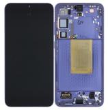 TOUCH DIGITIZER + DISPLAY AMOLED COMPLETE + FRAME FOR SAMSUNG GALAXY S24 PLUS / S24+ 5G S926B COBALT VIOLET ORIGINAL (SERVICE PACK) (ASSEMBLED)