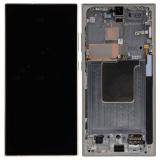 TOUCH DIGITIZER + DISPLAY AMOLED COMPLETE + FRAME FOR SAMSUNG GALAXY S24 ULTRA 5G S928B TITANIUM GRAY / ORANGE / VIOLET ORIGINAL (SERVICE PACK) (ASSEMBLED)