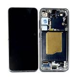 TOUCH DIGITIZER + DISPLAY AMOLED COMPLETE + FRAME FOR SAMSUNG GALAXY S25 5G S931B NAVY BLACK ORIGINAL (SERVICE PACK) (ASSEMBLED)