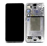 TOUCH DIGITIZER + DISPLAY AMOLED COMPLETE + FRAME FOR SAMSUNG GALAXY S25 PLUS / S25+ 5G S936B SILVER SHADOW ORIGINAL (SERVICE PACK) (ASSEMBLED)