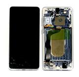 TOUCH DIGITIZER + DISPLAY AMOLED COMPLETE + FRAME FOR SAMSUNG GALAXY S25 EDGE S937B TITANIUM SILVER ORIGINAL (SERVICE PACK)