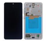 TOUCH DIGITIZER + DISPLAY AMOLED COMPLETE + FRAME FOR SAMSUNG GALAXY S26 5G S942B WHITE SERVICE PACK SCREEN + FRAME (NOT ORIGINAL)