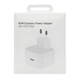 40W USB-C POWER ADAPTER (MAX 60W) WITH CASE FOR APPLE IPHONE 17 /17 PRO / 17 PRO MAX / 17E / AIR / 18 PRO / 18 PRO MAX