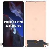 TOUCH DIGITIZER + DISPLAY AMOLED COMPLETE WITHOUT FRAME FOR XIAOMI POCO F5 PRO (23013PC75G) BLACK ORIGINAL