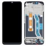 TOUCH DIGITIZER + DISPLAY LCD COMPLETE + FRAME FOR REALME C21Y (RMX3261 RMX3263) BLACK ORIGINAL